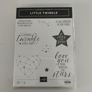 Stampin’ Up Clear Mount Stamp Set “Little Twinkle”